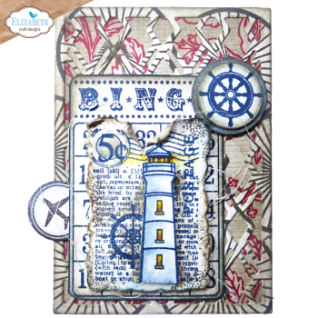 Elizabeth Craft Designs - Stempelset "Travel & Postage" Clear Stamps