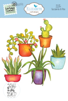 Elizabeth Craft Designs - Stanzschalone "Succulents & Pots" Dies