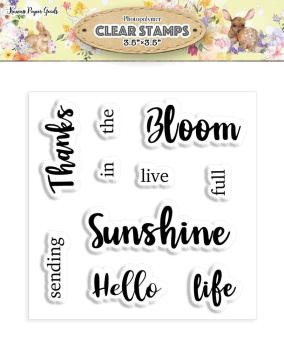 Memory Place - Stempelset "Kawaii Paper Goods Sunshine Meadows" Clear Stamps