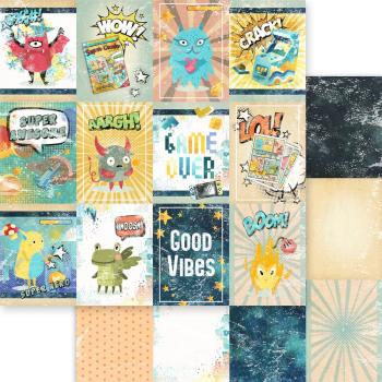 Memory Place - Designpapier "Super Awesome" Paper Pack 12x12 Inch - 12 Bogen