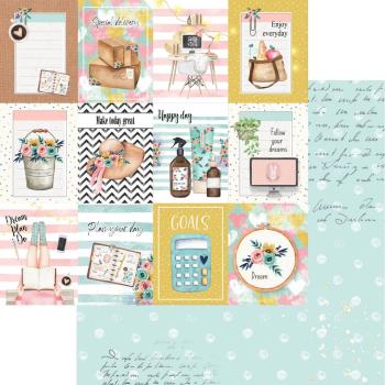 Memory Place - Designpapier "Dream Plan Do" Paper Pack 12x12 Inch - 12 Bogen