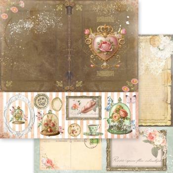 Memory Place - Designpapier "Cherished Elegance" Paper Pack 6x6 Inch - 24 Bogen