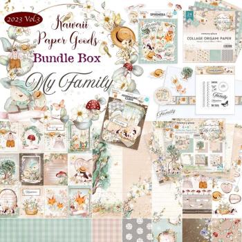 Memory Place - Kawaii Paper Goods "My Family Vol.3" Bundle Box