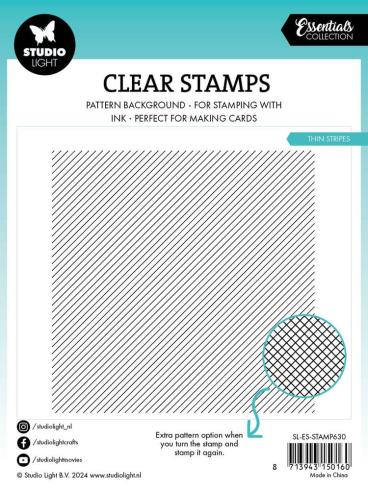 Studio Light - Stempel "Thin Stripes" Clear Stamps