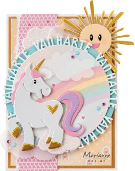 Marianne Design - Designpapier "Over The Rainbow" Paper Pad A4 - 16 Bogen 