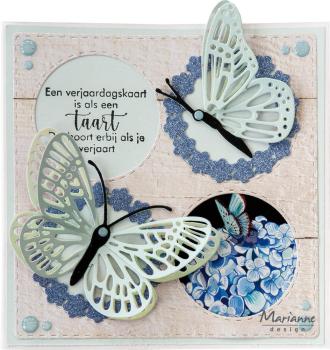 Marianne Design - Präge- und Stanzschablone "Resting Butterfly" Creatables Dies