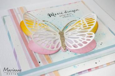 Marianne Design - Präge- und Stanzschablone "Resting Butterfly" Creatables Dies