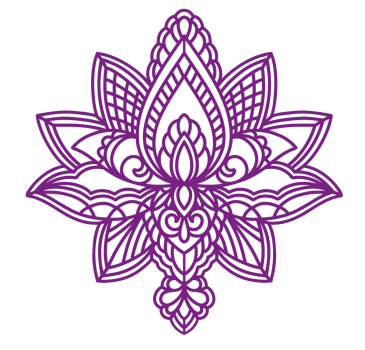 Crafters Companion - Schablone "Decorative Lotus" Stencil