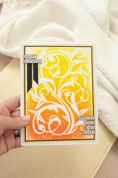 Crafters Companion - Schablone "Elegant Swirls" Stencil