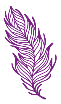 Crafters Companion - Schablone "Graceful Feather" Stencil