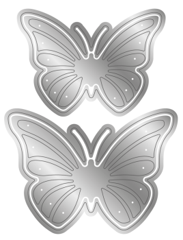 Crafters Companion - Stanzschablone "Delicate Butterflies" Dies