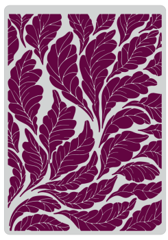 Crafters Companion - Prägefolder "Swirling Leaves" 3D Embossingfolder Design by Sheena Douglass