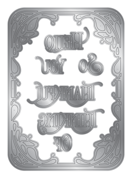 Crafters Companion - Stanzschablone "Art Nouveau Frame" Dies Design by Sheena Douglass