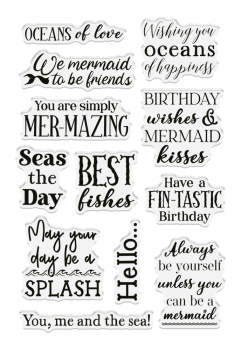 Crafters Companion - Stempelset "Best Fishes" Clear Stamps