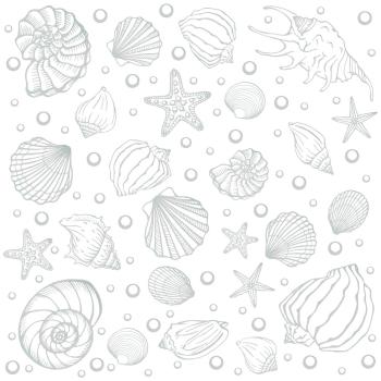 Crafters Companion "Enchanted Ocean" Resist Paper Pack 8x8 Inch - 12 Bogen