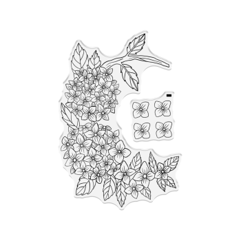 Crafters Companion - Stempelset & Stanzschablone "Climbing Hydrangea" Stamp & Dies