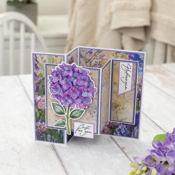 Crafters Companion - Stempelset & Stanzschablone "Statement Hydrangea" Stamp & Dies