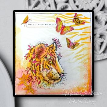 Pink Ink Designs - Schablone "Tiger" Stencil