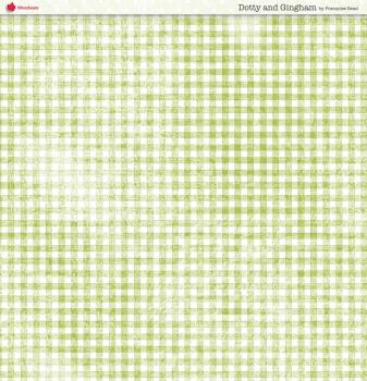 Woodware - Designpapier "Dotty And Gingham " Paper Pad 8x8 Inch - 24 Bogen 