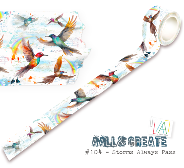 AALL and Create "Storms Always Pass" Washi Tape 25 mm