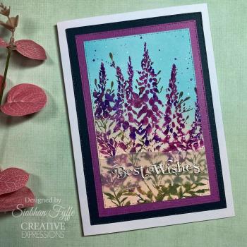 Creative Expressions - Gummistempel A6 "Foxglove Garden" Rubber Stamp