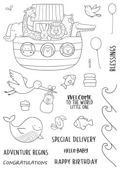 Creative Expressions - Stempelset "Special Delivery" Clear Stamps 6x8 Inch Design by Jane's Doodles