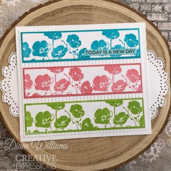 Creative Expressions - Gummistempel A6 "Poppy Patch" Rubber Stamp