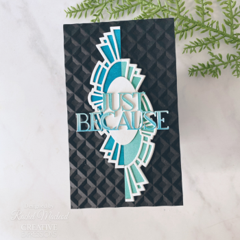 Creative Expressions - Stanzschablone "Art Deco Decorative Tag Duo" Craft Dies Design by Sue Wilson