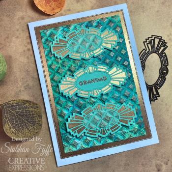 Creative Expressions - Stanzschablone "Art Deco Decorative Tag Duo" Craft Dies Design by Sue Wilson