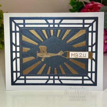 Creative Expressions - Stanzschablone "Art Deco Diamond Radiance Background" Craft Dies Design by Sue Wilson