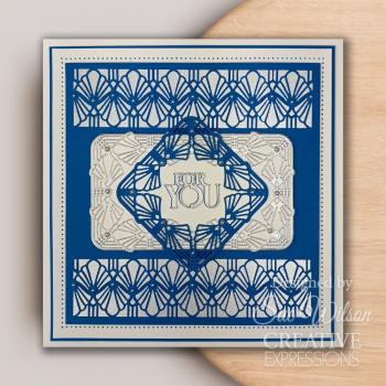 Creative Expressions - Stanzschablone "Art Deco Elegant Fanfare" Craft Dies Design by Sue Wilson