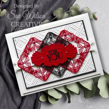 Creative Expressions - Stanzschablone "Art Deco Elegant Fanfare" Craft Dies Design by Sue Wilson