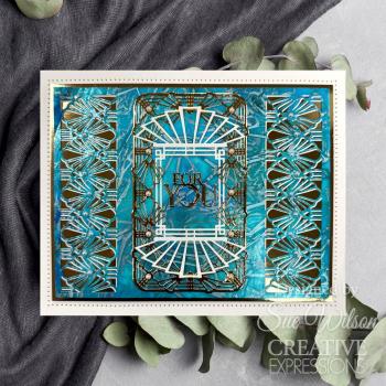 Creative Expressions - Stanzschablone "Art Deco Fantail Rosette" Craft Dies Design by Sue Wilson