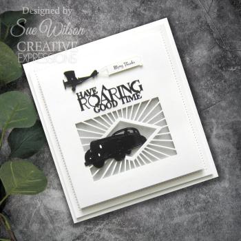 Creative Expressions - Stanzschablone "Art Deco Have A Roaring Good Time" Craft Dies Mini Design by Sue Wilson