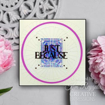 Creative Expressions - Stanzschablone "Art Deco Just Because" Craft Dies Mini Design by Sue Wilson