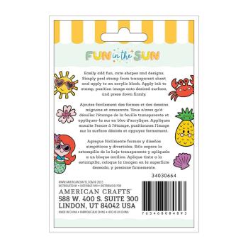 American Crafts - Stempelset "Fun in the Sun" Clear Stamps