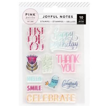 American Crafts - Stempelset "Joyful Notes" Clear Stamps