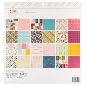 American Crafts - Designpapier "Joyful Notes" Paper Pack 12x12 Inch - 24 Bogen