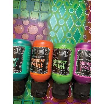 Ranger - Dylusions Flip Cap Paint Shimmer "Cut Grass" 29ml