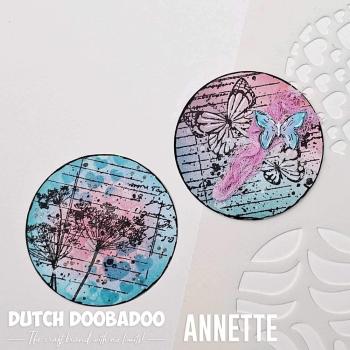 Dutch Doobadoo - Gummistempel "Blowball" Rubber Stamp ⌀6,5cm