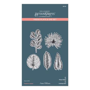 Spellbinders - Press Plate & Dies "Tropical Leaves"