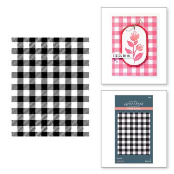 Spellbinders - Buchdrucktechnik "Buffalo Plaid" Press Plate