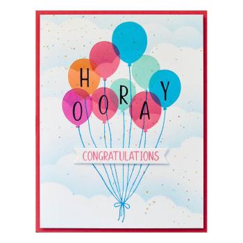 Spellbinders - Press Plate & Dies "Happy Hooray Balloons"