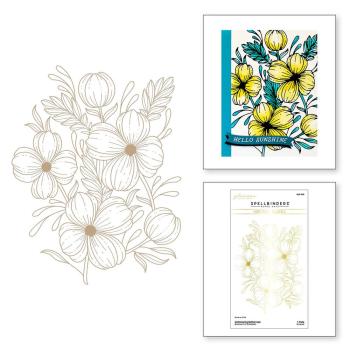 Spellbinders - Heißfolien-Platte "Glimmering Buttercups" Hot Foil Plate Glimmer