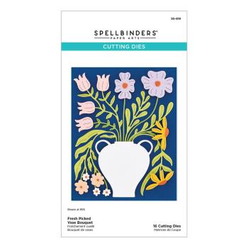 Spellbinders - Stanzschablone "Fresh Picked Vase Bouquet" Dies