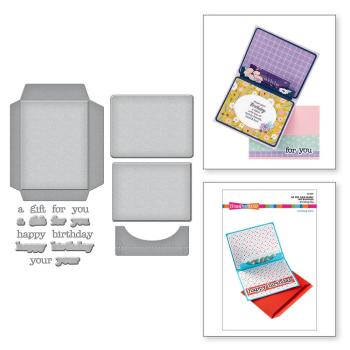 Stampendous - Stanzschablone "A2 Gift Card Holder and Envelope" Dies