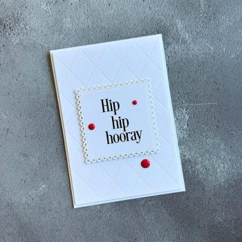 Simple and Basic - Stempelset "Hip Hip Hooray" Clear Stamps