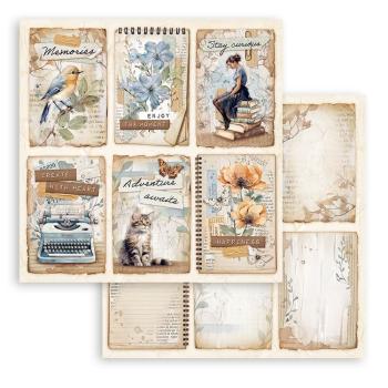 Stamperia - Designpapier "Create Happiness Secret Diary" Paper Pack 12x12 Inch - 10 Bogen