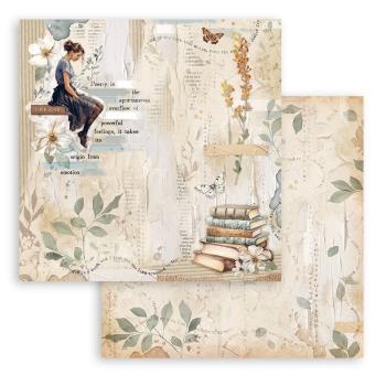 Stamperia - Designpapier "Create Happiness Secret Diary" Paper Pack 12x12 Inch - 10 Bogen