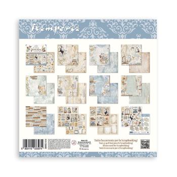 Stamperia - Designpapier "Create Happiness Secret Diary" Paper Pack 8x8 Inch - 10 Bogen